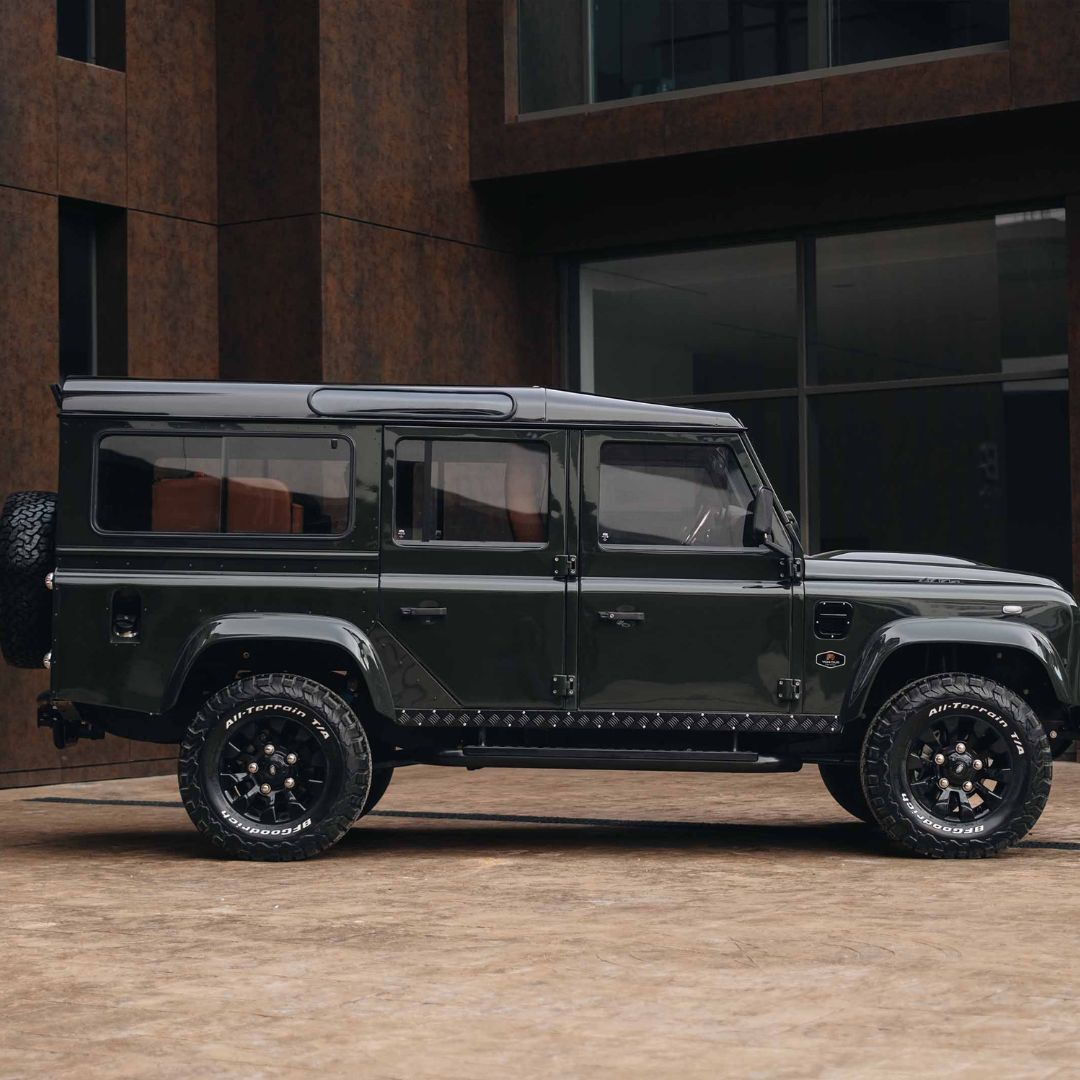 16'' Alloy Wheels Sawtooth For Land Rover Defender 5 pcs - 7x16'' - Black